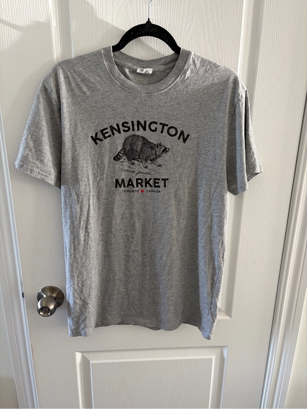 TC Grey Kensington Market Raccoon Graphic Tee vintage y2k vacation casual city